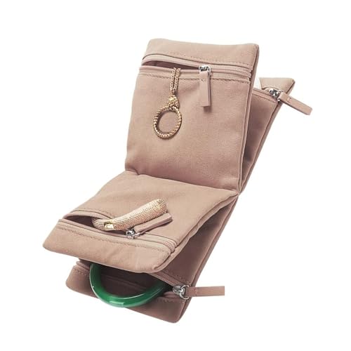 DAYnagh Multifunktionale Schmuckveranstalter Rollen Für Frauen Mit Robustem Wasserdichtem Stoff Zum Aufbewahren Von Halsketten Und Ohrringen Wasserdichtem Schmuckbeutel von DAYnagh