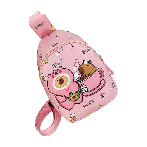 DAYnagh Schöne Cartoonschleudertasche Für Kinder Brusttagentack Mit Reißverschluss Crossbody Rucksack Mode Fannys Pack Truhe von DAYnagh