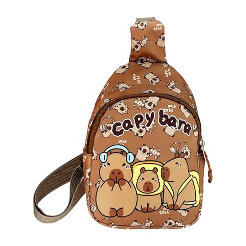 DAYnagh Schöne Cartoonschleudertasche Für Kinder Brusttagentack Mit Reißverschluss Crossbody Rucksack Mode Fannys Pack Truhe von DAYnagh