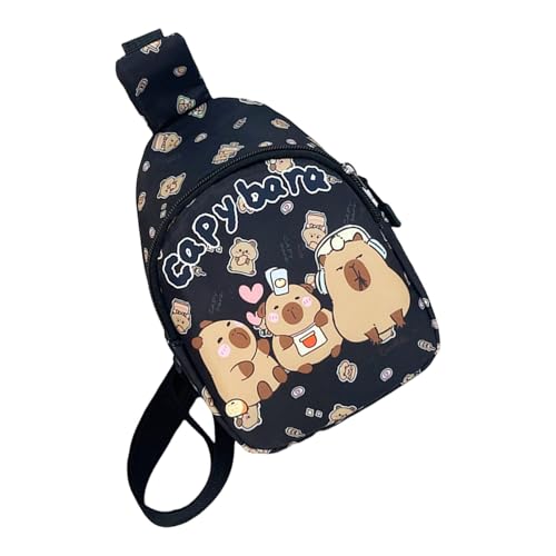 DAYnagh Schöne Cartoonschleudertasche Für Kinder Brusttagentack Mit Reißverschluss Crossbody Rucksack Mode Fannys Pack Truhe von DAYnagh