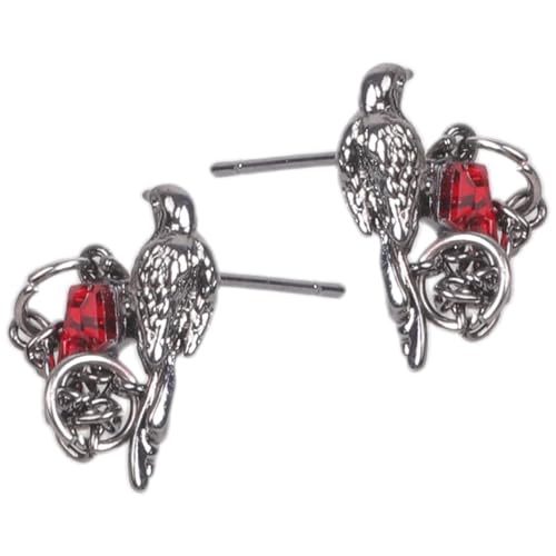 Gothic Crow Studs Ohrringe Dunkle Styles Allergie Widerstandsohrschstene Schmuck Für Anime Fan Und Trendsetter Gothic Jewelry von DAYnagh