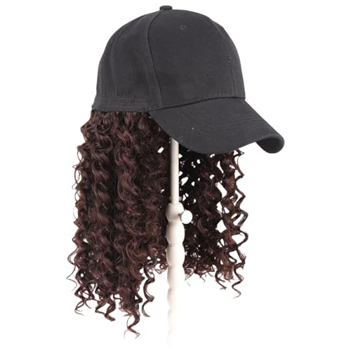 Mühelose Synthetische Curly Perücken Sporthut Integriertes Design Für Frauen Weich Natürlicher Aussehen Afro Fasern von DAYnagh