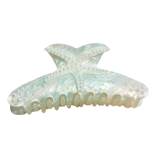 Stilvolle Form Seestern-Haarklammer für Damen und Mädchen, glitzernde Strasssteine, Dekoration, starke Acryl-Haarnadel, Acryl-Haarspange von DAYnagh