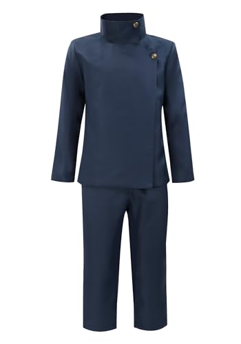 DAZCOS Megumi Fushiguro Cosplay-Kostüm, hoher Kragen, Jacke, Hose, Größe XXL DAZCOS Megumi Fushiguro Cosplay-Kostüm, hoher Kragen, Jacke, Hose, Größe XXL von DAZCOS