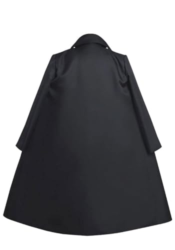 DAZCOS US-Größe Cosplay schwarzer Umhang Anime Kostüm für Herren Halloween (groß), Schwarz von DAZCOS