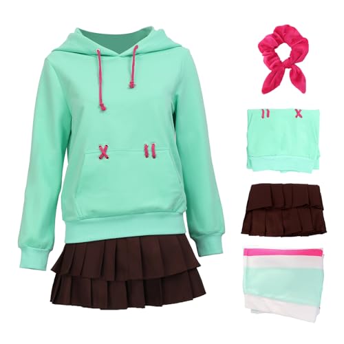 DAZCOS Vanelope von Schweetz Cosplay-Kostüm für Damen - Blau - Small von DAZCOS