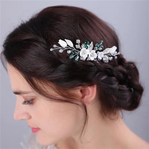 Brautschmuck, Strass, handgefertigt, für Damen, Hochzeit, Haarschmuck, Schmuck, Party, Kopfschmuck, Lila von DBFBDTU