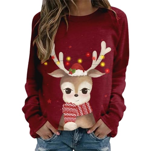 DBMZV Weihnachtspulli Weihnachtspullover Kapuzenpullover Unisex Elf Hoho Zuckerstange 3D Strickpullover Kinder Familie Weihnachten Passend Pullover Pullover weihnachtsgeschenk von DBMZV