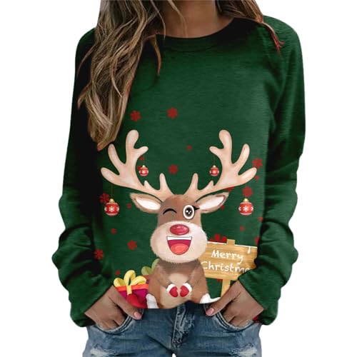 DBMZV Weihnachtspulli Weihnachtspullover Kapuzenpullover Unisex Elf Hoho Zuckerstange 3D Strickpullover Kinder Familie Weihnachten Passend Pullover strickjacken von DBMZV