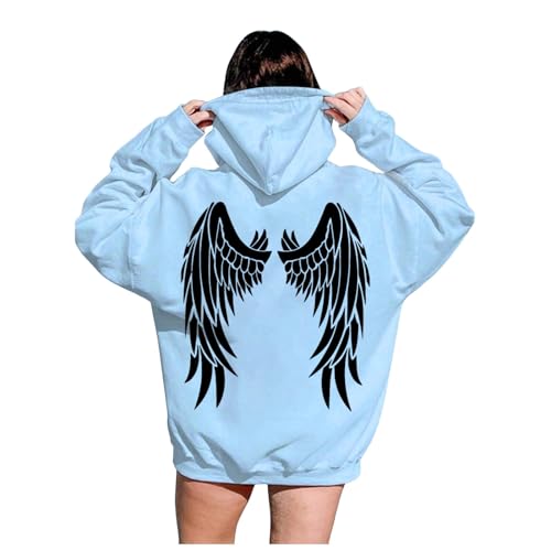 Kapuzenpullover Hoodie Damen Sweatjacke 2024 Kapuzenjacke Herbst Winter Lang Sweatshirt Kapuzenpullover Mit Kapuze Reißverschluss Mantel Oversize Pullover kapuzenpullover geschenk von DBMZV