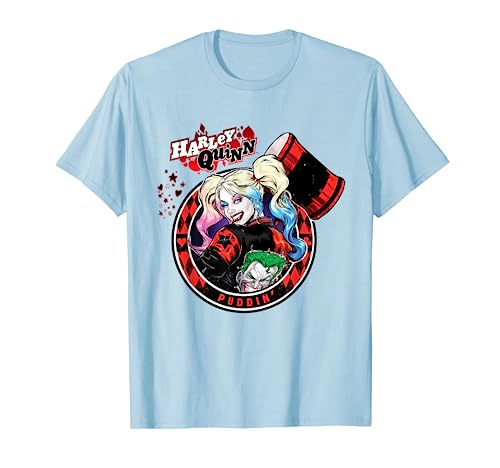 Batman Harley Quinn Joker Patch T-Shirt von DC Comics