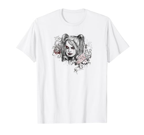 Batman: Arkham Knight Harley Quinn Sketchy Girl T Shirt T-Shirt von DC Comics