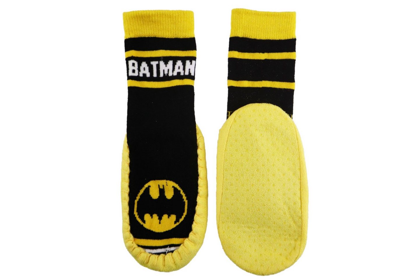 DC Comics ABS-Socken Batman Kinder Stoppersocken Kita Socken Gr. 23 bis 27 von DC Comics