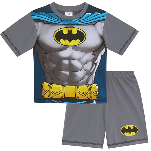 DC Comics Batman - Schlafanzug mit Kurzarm für Kinder - 100% Baumwolle - 18-24 Monate: 92cm von DC Comics
