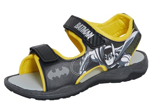 DC Comics Batman Sportsandalen Schwarz/Gelb EU 27 / UK 9 Kind von DC Comics