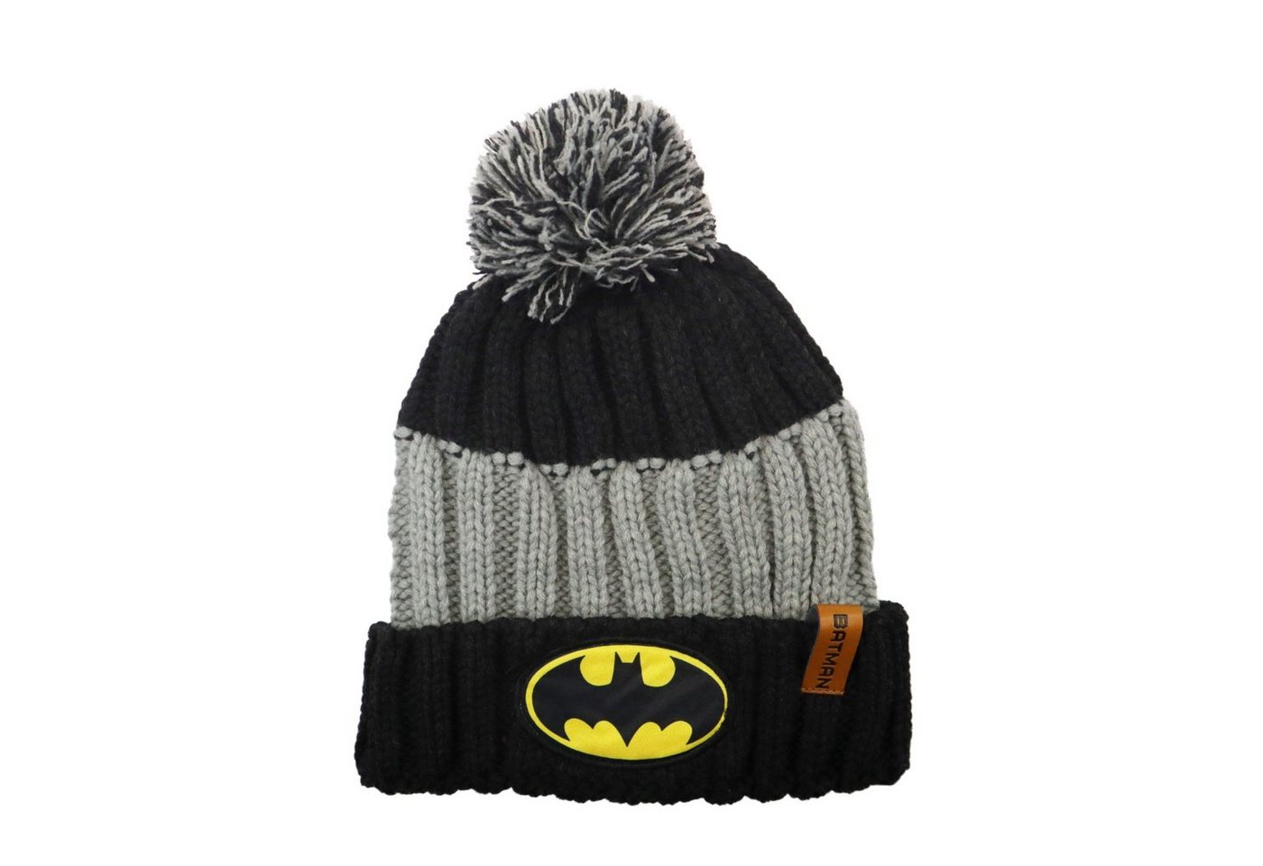 DC Comics Bommelmütze Batman Jungen Wintermütze Gr. 52 bis 54 von DC Comics