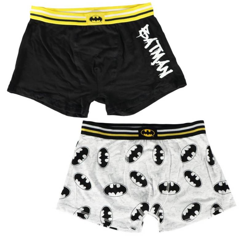 DC Comics Boxershorts DC Comics Batman Herren Boxershorts Unterhose 2er Pack (2-St) Gr. S bis XXL von DC Comics