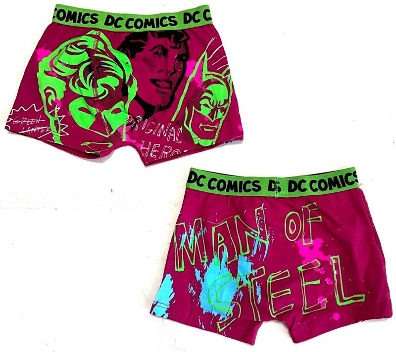 DC Comics Boxershorts DC Comics Man of Steel Kinder Boxershorts, 2 Man of Steel Unterwasche von DC Comics