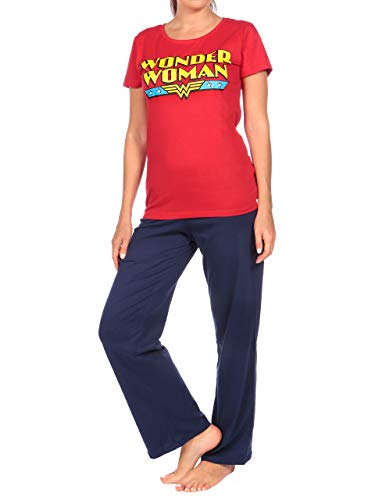 DC Comics Damen Wonder Woman Schlafanzug Rot Medium von DC Comics