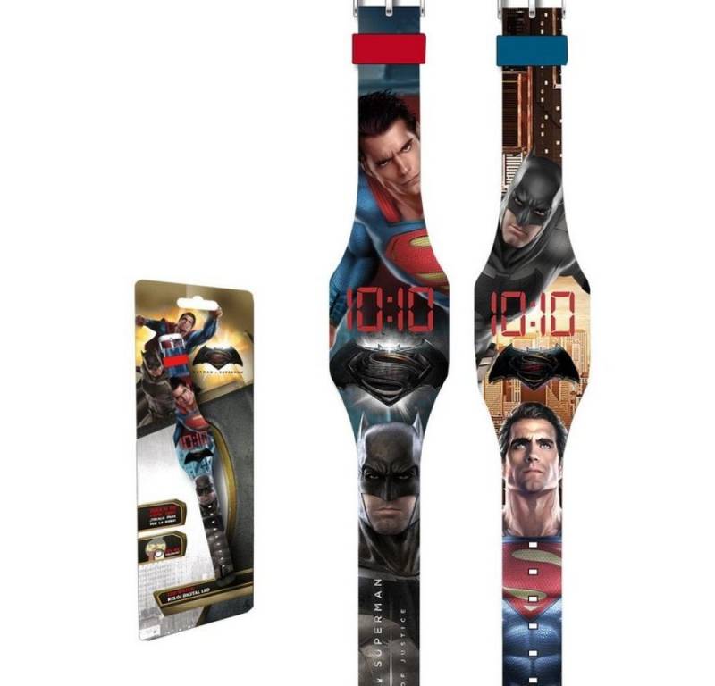 DC Comics Digitaluhr Batman VS Superman Digitale LED Armbanduhr - Typ: Superman oben von DC Comics