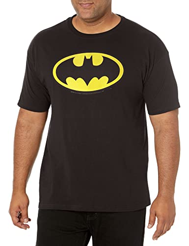 DC Comics Herren T-Shirt Batman Basic Logo schwarz, Schwarz, XX-Large von DC Comics