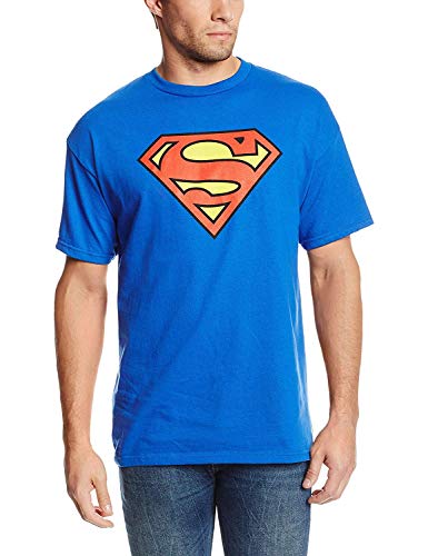 DC Comics Herren T-Shirt Superman Classic Logo - Blau - X-Groß von DC Comics