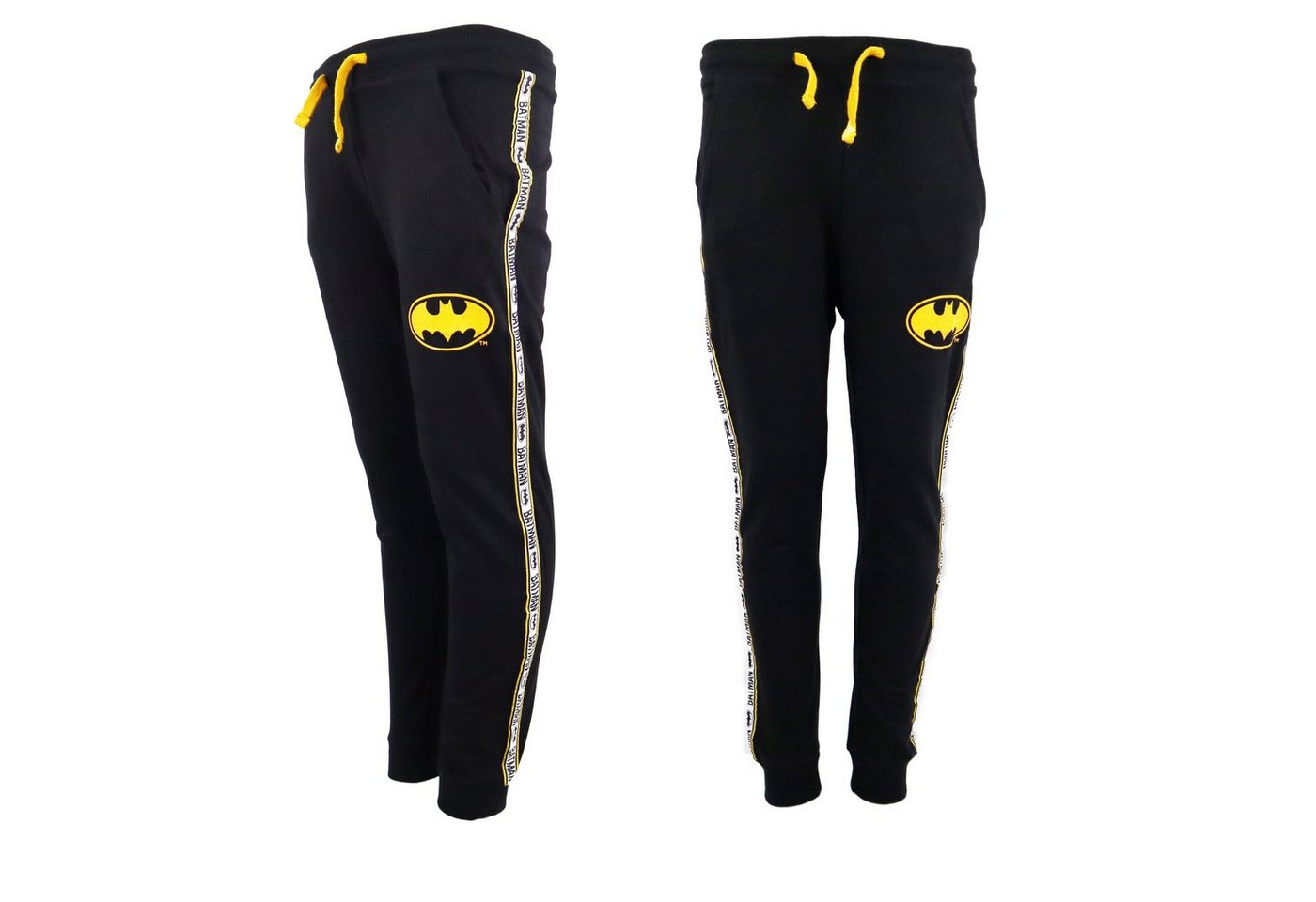 DC Comics Jogginghose Batman Jungen Kinder Hose Gr. 104 bis 134, Baumwolle, Schwarz von DC Comics