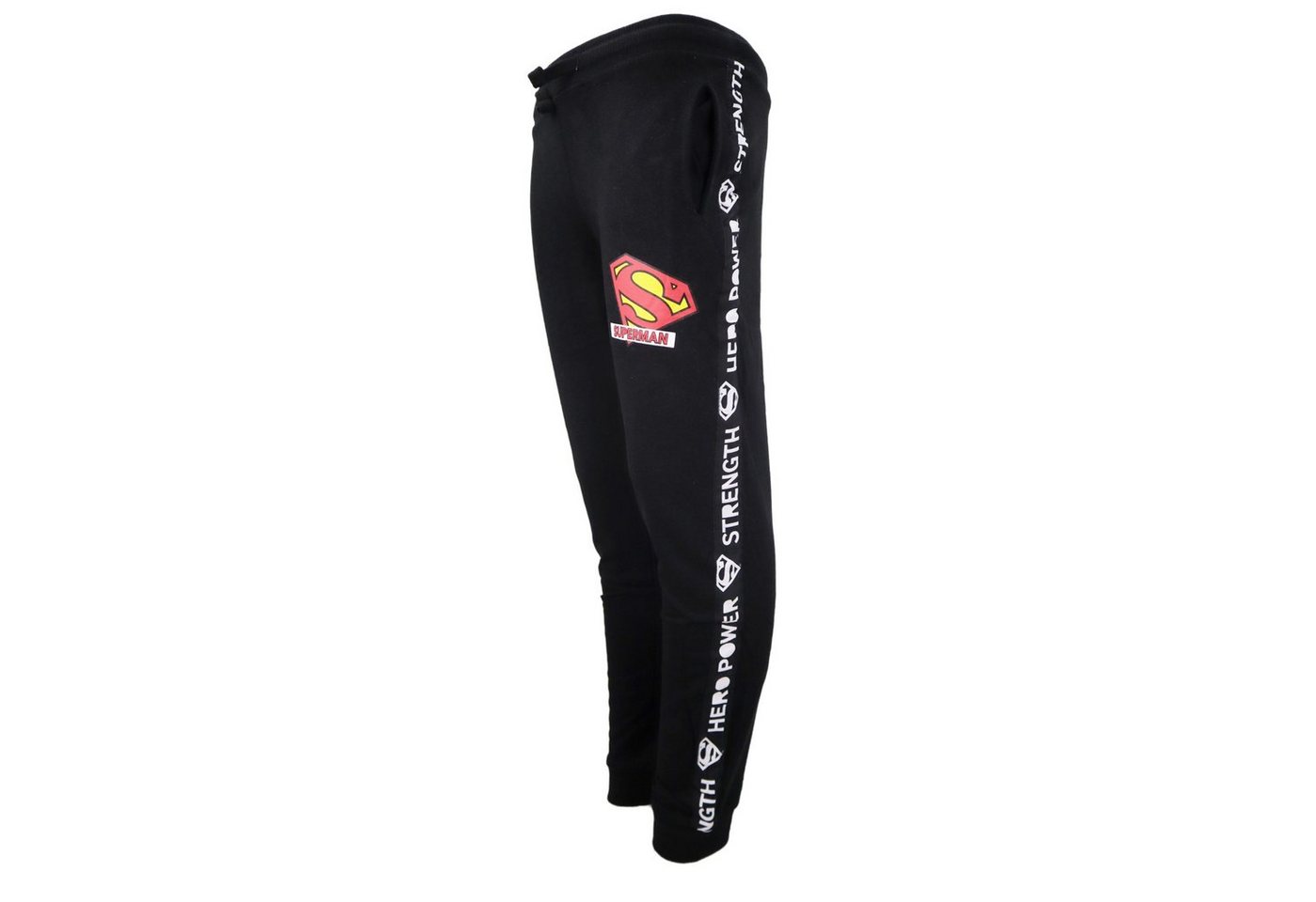 DC Comics Jogginghose Superman Jungen Kinder Sporthose Gr. 104 bis 134, 100% Baumwolle von DC Comics