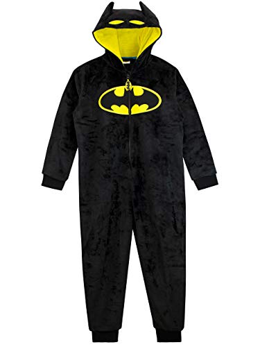 DC Comics Jungen Batman Schlafoveralls Schwarz 110 von DC Comics