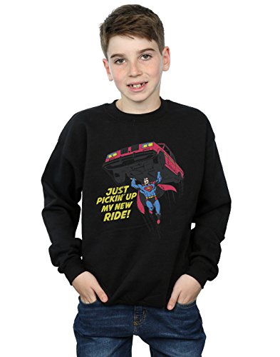 DC Comics Jungen Superman New Ride Sweatshirt 7-8 Years Schwarz DC Comics Jungen Superman New Ride Sweatshirt 7-8 Years Schwarz von DC Comics