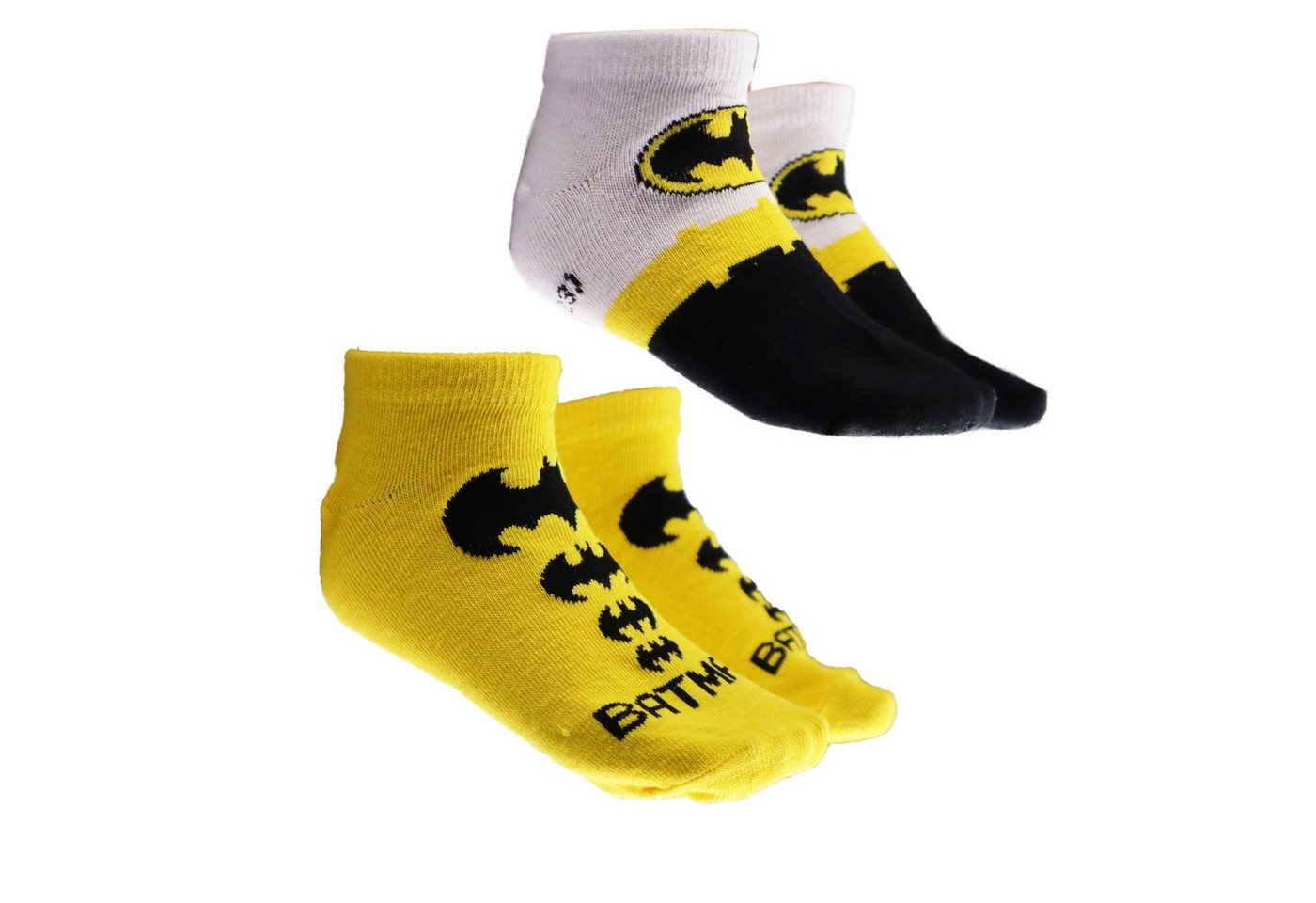 DC Comics Kurzsocken Batman Jungen Kinder Socken 2-er Pack Gr. 23 bis 34 von DC Comics