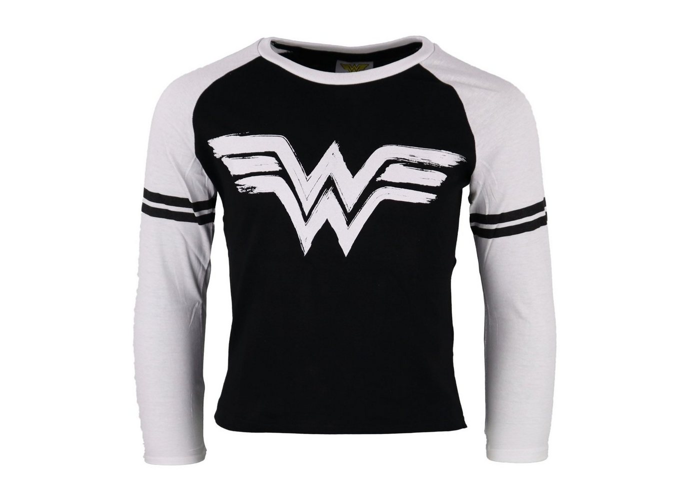 DC Comics Langarmshirt Wonder Woman Kinder Shirt Gr. 128 bis 158, Baumwolle von DC Comics