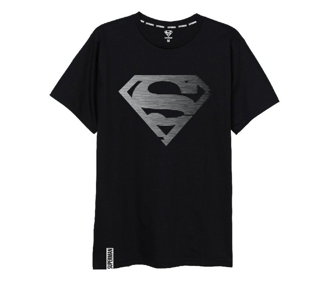 DC Comics Print-Shirt DC Comics Superman Herren Kurzarm T-Shirt Gr. S bis XXL, 100% Baumwolle von DC Comics