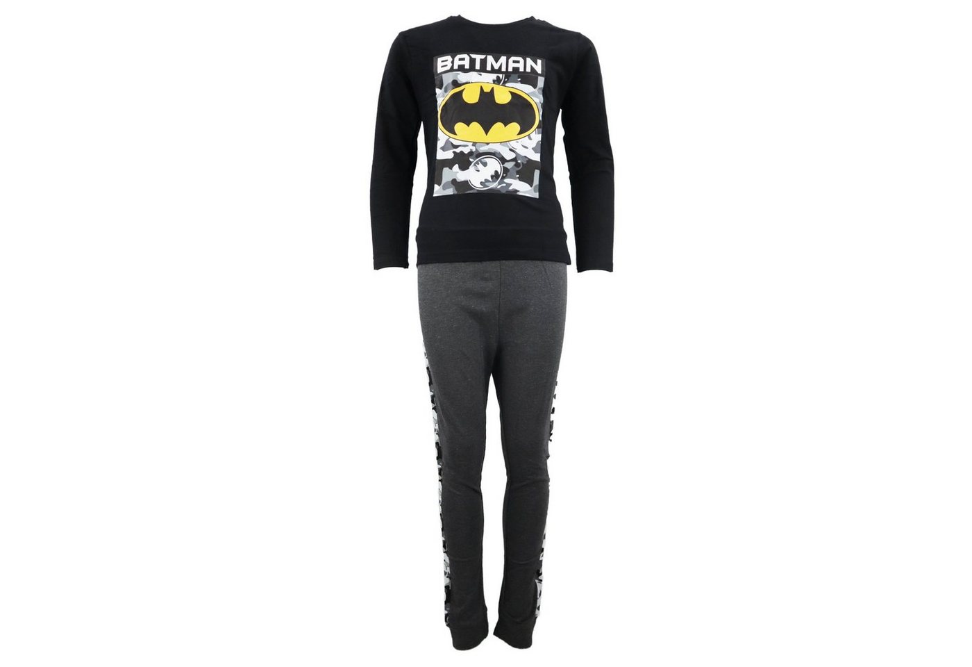 DC Comics Schlafanzug Batman Jungen Pyjama in lang Gr. 134 bis 164 von DC Comics