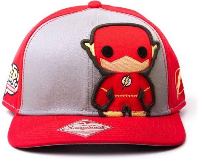DC Comics Snapback Cap FLASH POP HEROS SNAP BACK CAP DC COMIC Blitz Superhelden Cap Basecap Schirmmütze Rot Erwachsene + Jugendliche von DC Comics