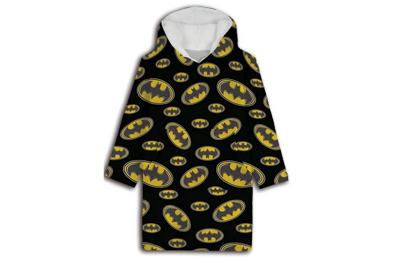 DC Comics Sweatponcho Batman Herren Kuschelponcho mit Ärmeln Kapuze Tasche XS-L Gr. XS bis L Onesize von DC Comics