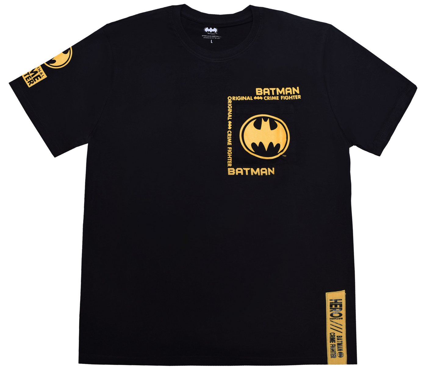 DC Comics T-Shirt Batman Herren T-Shirt Gr. XS bis XL, 100% Baumwolle von DC Comics