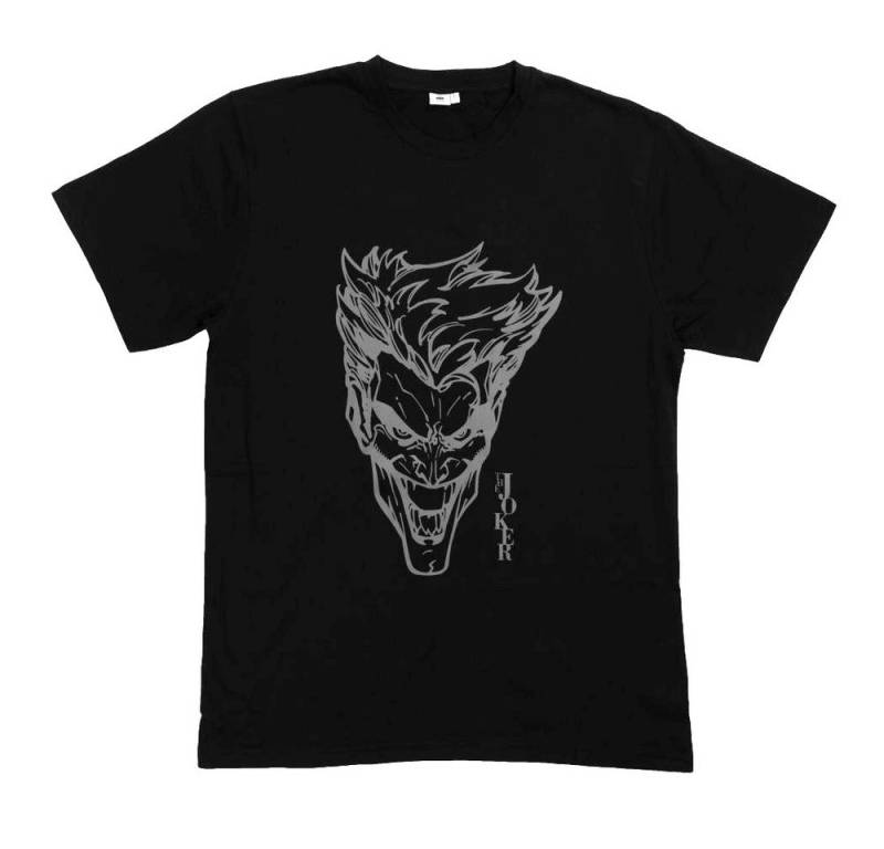 DC Comics T-Shirt DC Joker Herren kurzarm T-Shirt Gr. M bis XL, 100% Baumwolle von DC Comics