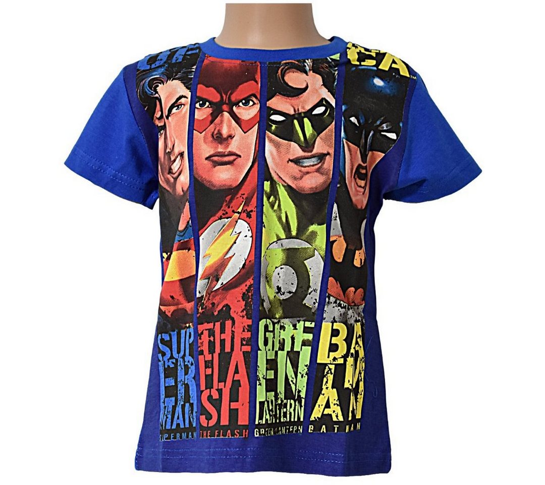 DC Comics T-Shirt Liga der Gerechten Jungen Kurzarmshirt Gr. 104 - 140 cm von DC Comics