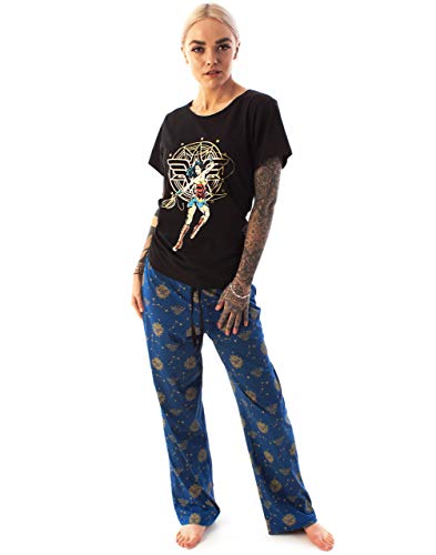 DC Comics Wonder Woman Damenpyjamas Langes ODER Kurzes Bein Damen Nachtwäsche von DC Comics