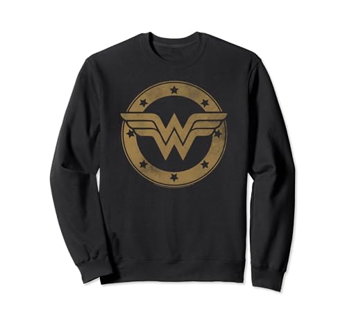DC Comics Wonder Woman Distressed Shield Sweatshirt von DC Comics