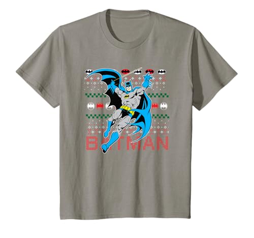 Kinder Batman Fair Isle Weihnachten T-Shirt Kinder Batman Fair Isle Weihnachten T-Shirt von DC Comics