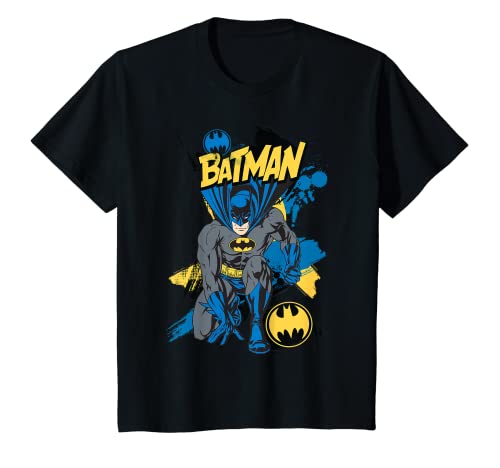 Kinder DC Batman Crouch für Kinder T-Shirt von DC Comics