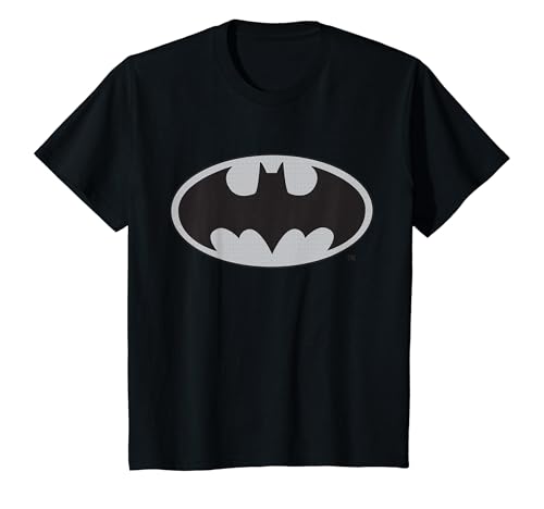Kinder DC Kids Batman Logo Grau T-Shirt von DC Comics
