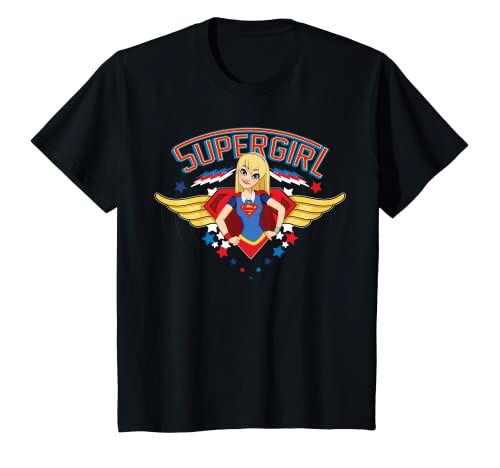 Kinder DC Kids Super Girl Logo Hüften gerahmt T-Shirt von DC Comics