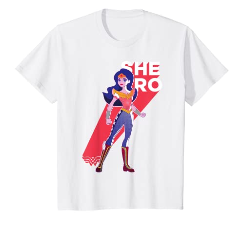 Kinder DC Wonder Woman Pop-Heldin T-Shirt von DC Comics