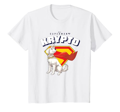 Kinder Superman Krypto Cape Flowing T-Shirt von DC Comics
