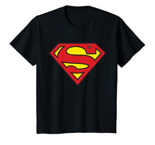 Kinder US DC Superman + Logo Classic 01 Farben T-Shirt von DC Comics