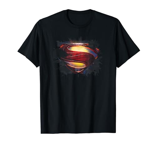 Man of Steel Grungy Shield T Shirt T-Shirt von DC Comics