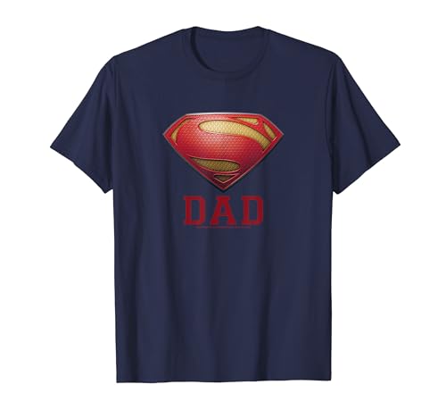 Superman Man of Steel Dad of Steel Superpapa Vater Papa T-Shirt von DC Comics